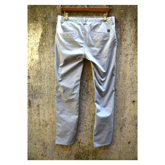 Hugo Boss Slim Fit Stretch Light Gray Chino Pants – Men’s Size 34 - Picture 2 of 4